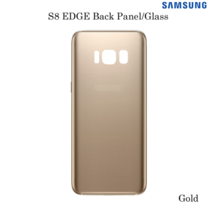 Samsung Galaxy S8 EDGE Back Panel / Glass Gold Colour