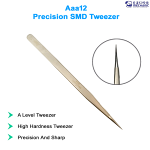 mechanic aaa12 superfine tweezer for electric component repair