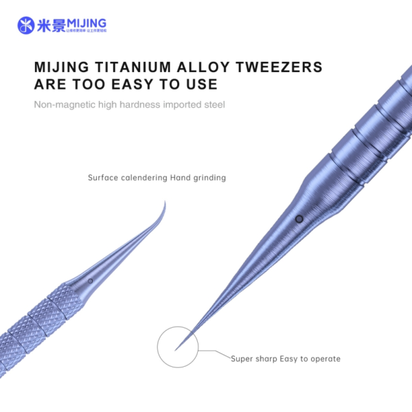 mijing nz 12w titanium alloy tweezer