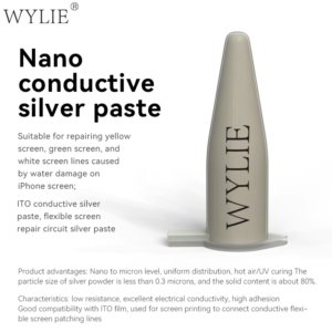 wylie nano conductive silver paste for lcd screnn line patching silver paste