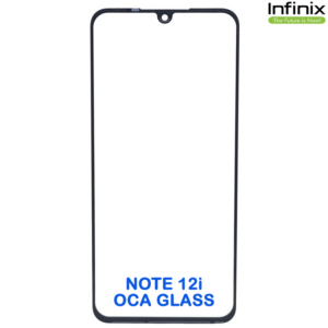 infinix note 12i front oca glass black