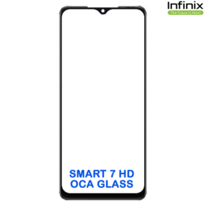 infinix smart 7 hd front oca glass black