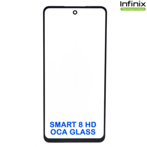 infinix smart 8 hd front oca glass black