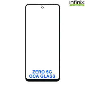 infinix zero 5g front oca glass black