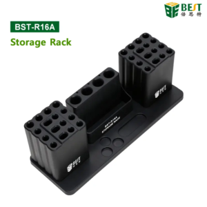 bst r16a storage rack with multi hole classification for easy retrieval of mobile phone maintenancetools storage box