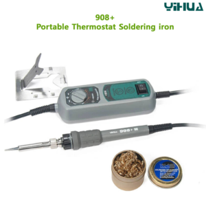 yihua 908+ 60w electric adjustable temperature soldering iron station