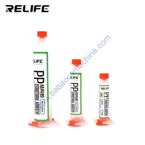 RELIFE RL 035A PP Structural Adhesive Black for Phone iPad Rear Glass Frame Bracket Bonding With 5 Needles - Image 4