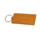 WOODEN KEYRING RECTANGLE 8*4CM (PACK OF 10)