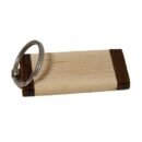 WOODEN KEYRING RECTANGLE 4*5CM (PACK OF 10)