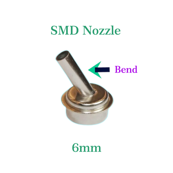 6mm Bend Smd Nozzle For Quick Smd Rework Station