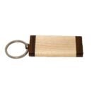 WOODEN KEYRING RECTANGLE 4*5CM (PACK OF 10)