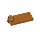 WOODEN KEYRING RECTANGLE 8*4CM (PACK OF 10)