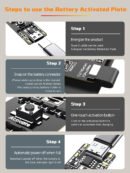 GiZmo Battery Charging Activation Board For iPhone 5G to 15 Series