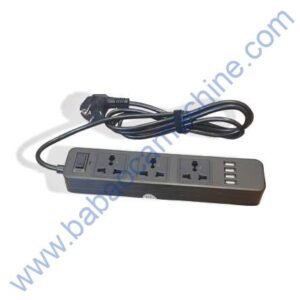 JW-301 2500W 10A Power Extension Board with 4 USB Charging Ports Strip
