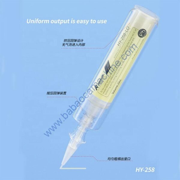 Irepair HY 258 LO Advance Smt Solder Flux Paste 10CC - Image 4