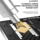 Luowei LW-AP01 High Temperature Carbon Fiber IC Motherboard Fixture For iPhone and Android