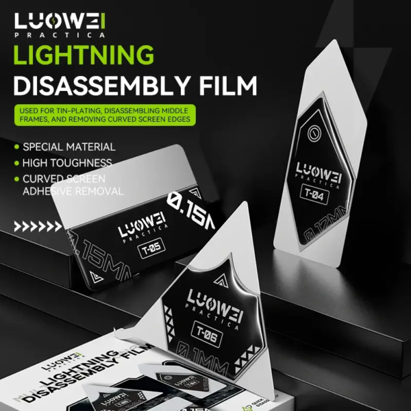 LUOWEI 3D Lightning Disassembly Film Mobile Opener For Screen / CPU / Battery Removal