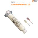 AMAOE M50 Solder Flux 10CC Syringe Soldering Paste Welding Flux Oil With 2 Needle For Mobile Phone Laptops CPU BGA