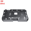 MIJING Z20 10 in 1 BGA Reballing Metal Stencil For IPhone X 11 12Series Motherboard Middle Layer Reballing Platform