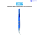 MiJing NZ002 Precision Ceramic Tweezer Ultra Fine High Temprature Resistant Anti Corrosion And Anti-Static Curved Tweezer