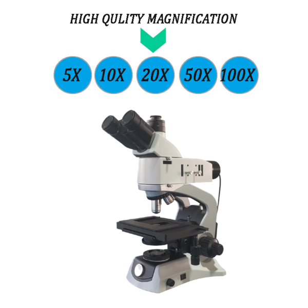 GC2000T Metallographic Professional Industrial Microscope High Quality 5X to 100X Zoom Microscope - Image 3