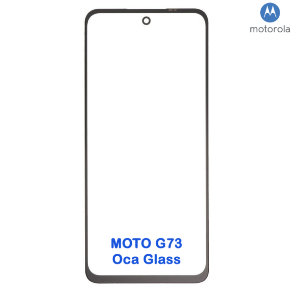 Motorola Moto G73 Front OCA Glass Black