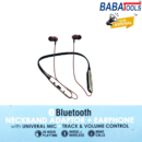 Baba NK-006 Bluetooth Neckband Android+iPhone instant Connectivity 20 Hours Talking Time