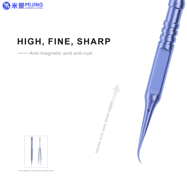 Mijing NZ-11W Titanium Alloy Tweezer - Image 4