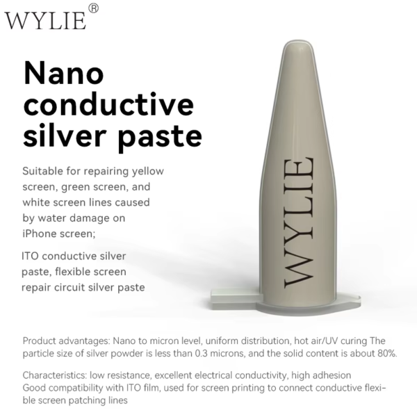 WYLIE Nano Conductive Silver Paste For LCD Screen Line Patching Silver Paste