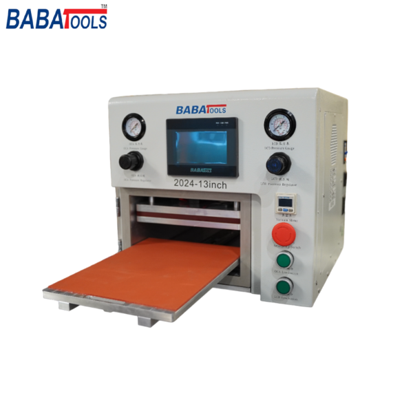 BABA 2024 13inchi Oca Lamination Machine With V5+ Bubble Remover+4L YMJ Vacuum Pump-i280SV 750WATT+Outstanding Air Compressor-30L - Image 6