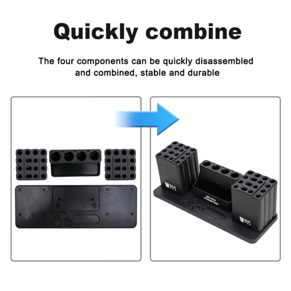 BST-R16A Storage Rack With Multi Hole Classification For easy Retrieval of Mobile Phone MaintenanceTools Storage Box - Image 2