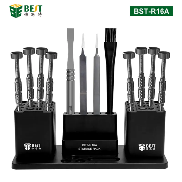 BST-R16A Storage Rack With Multi Hole Classification For easy Retrieval of Mobile Phone MaintenanceTools Storage Box - Image 3