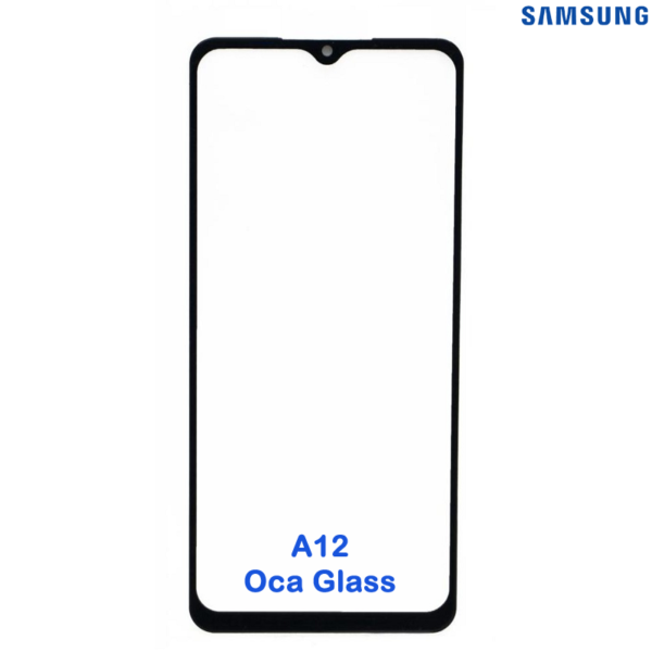 Samsung A12 Front OCA Glass