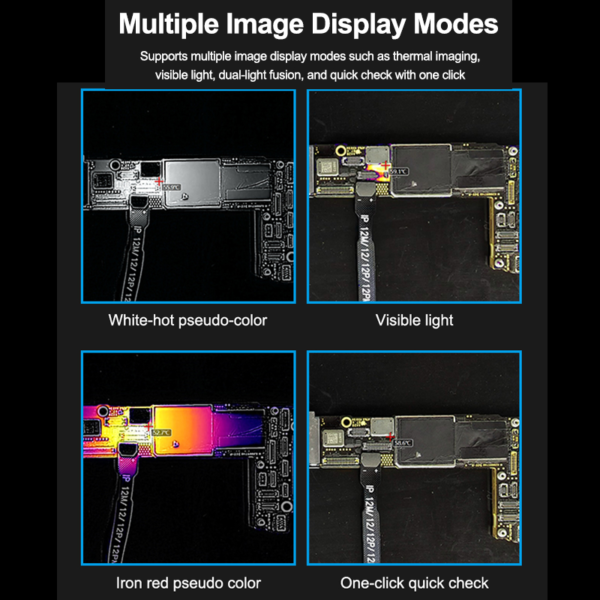 Sunshine TB-08 Pro Thermal Camera Dual Light Direct Connection Infrared Motherboard Fault Detection Camera - Image 5