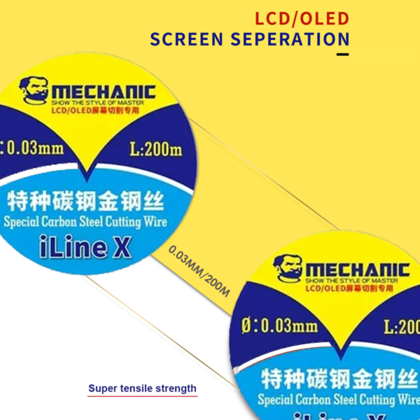 Mechanic iLine X LCD/OLED Screen Separation Cutting Wire 0.03mm - Image 3