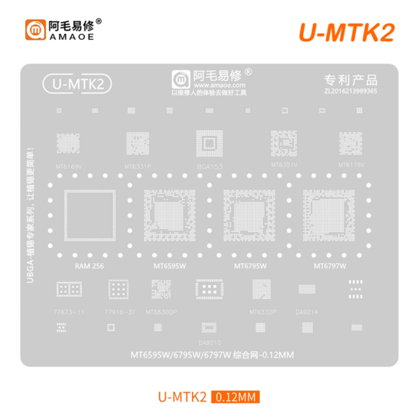 Amaoe U-MTK2 Stencil