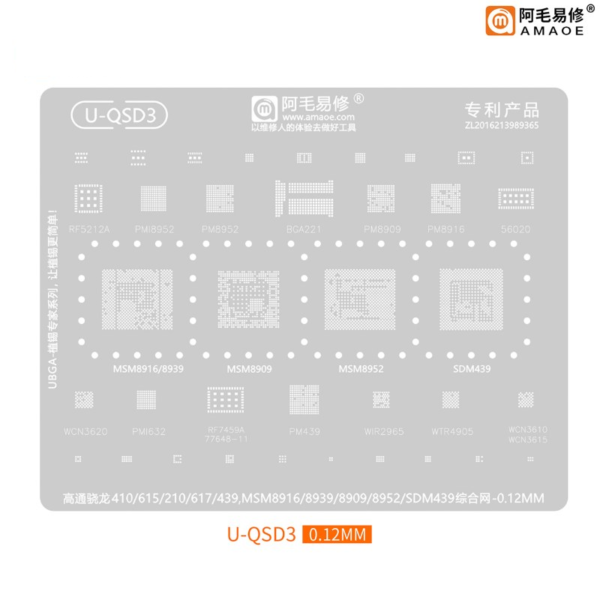 Amaoe U-QSD3 Stencil