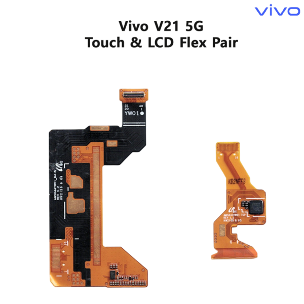 Vivo V21 5G Touch & LCD Flex Pair