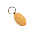 Wooden Keyring Oval Shape For Co2 Laser Engraving Machine (Pack of 10Pcs)