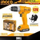 INGCO CDLI1211 12V Cordless Drill Pistol Grip Drill (10 mm Chuck Size)