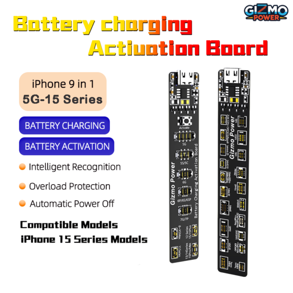 GiZmo Battery Charging Activation Board For iPhone 5G to 15 Series