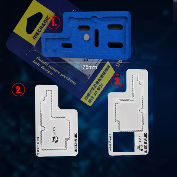 PCB Supporter Mechanic 3D-X Pro Stencil Compatible With Apple iPhone X, With 3D BGA stencil - Image 4