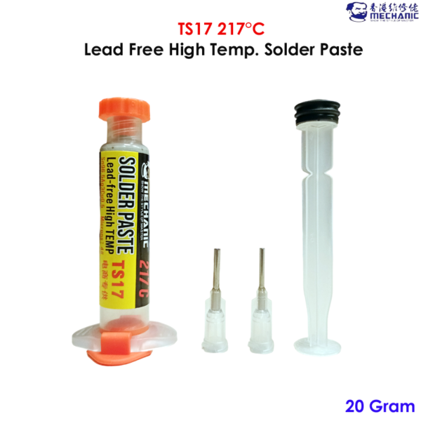 Mechanic TS17 Lead Free High Temperature Solder Paste 217°C