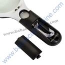 3 LED Light 3X 15X Handheld Magnifier Lens