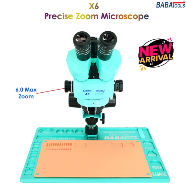 BABA X6 Precise Zoom Microscope Max Zoom 6.0mm High Quality Expert Microscope