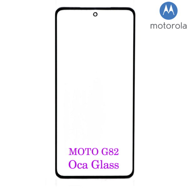 Motorola Moto G82 5G Front OCA Glass Black