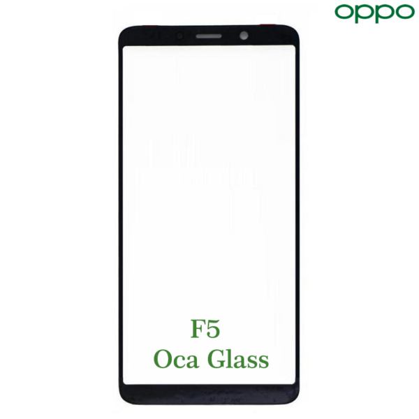 Oppo F5 Front OCA Glass Black