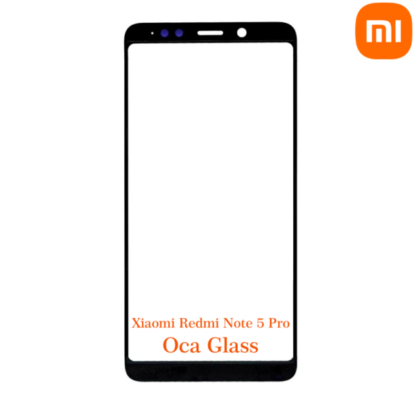 Xiaomi Redmi Note 5 Pro Front OCA Glass Black