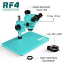 RF4 RF7050 TVP Big Base 7-50x Synchronous Zoom Lens Microscope Mobile Phone Repair Trinocular Stereo Microscope Repair Tools