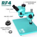 RF4 RF7050 TVP Big Base 7-50x Synchronous Zoom Lens Microscope Mobile Phone Repair Trinocular Stereo Microscope Repair Tools